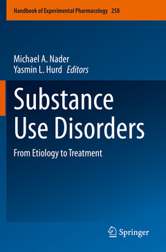 Couverture de l’ouvrage Substance Use Disorders