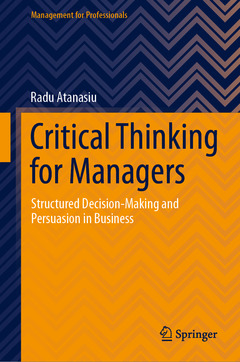 Couverture de l’ouvrage Critical Thinking for Managers