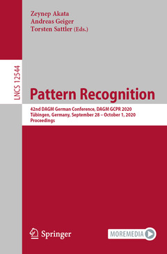 Couverture de l’ouvrage Pattern Recognition