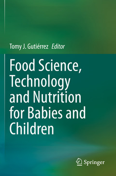 Couverture de l’ouvrage Food Science, Technology and Nutrition for Babies and Children