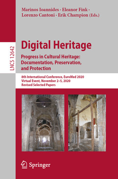 Couverture de l’ouvrage Digital Heritage. Progress in Cultural Heritage: Documentation, Preservation, and Protection