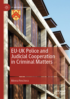 Couverture de l’ouvrage EU-UK Police and Judicial Cooperation in Criminal Matters