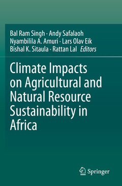 Couverture de l’ouvrage Climate Impacts on Agricultural and Natural Resource Sustainability in Africa