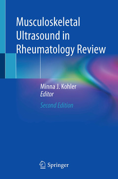 Couverture de l’ouvrage Musculoskeletal Ultrasound in Rheumatology Review