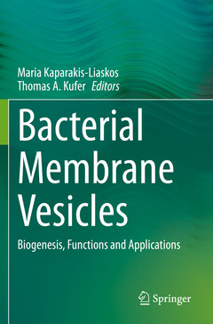 Couverture de l’ouvrage Bacterial Membrane Vesicles