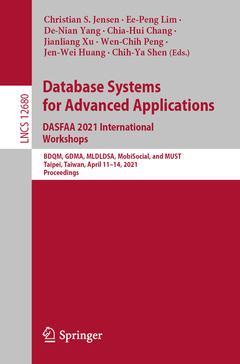 Couverture de l’ouvrage Database Systems for Advanced Applications. DASFAA 2021 International Workshops