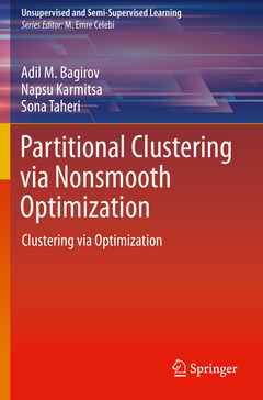 Couverture de l’ouvrage Partitional Clustering via Nonsmooth Optimization