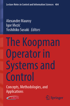Couverture de l’ouvrage The Koopman Operator in Systems and Control