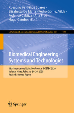 Cover of the book Biomedical Engineering Systems and Technologies