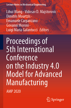 Couverture de l’ouvrage Proceedings of 5th International Conference on the Industry 4.0 Model for Advanced Manufacturing