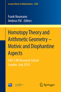 Couverture de l’ouvrage Homotopy Theory and Arithmetic Geometry – Motivic and Diophantine Aspects