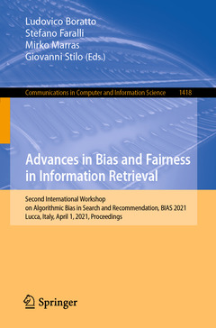 Couverture de l’ouvrage Advances in Bias and Fairness in Information Retrieval