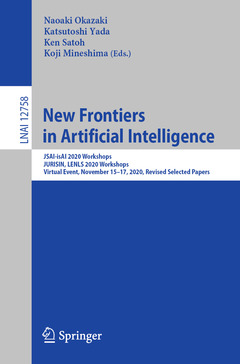 Cover of the book New Frontiers in Artificial Intelligence