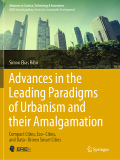 Couverture de l’ouvrage Advances in the Leading Paradigms of Urbanism and their Amalgamation