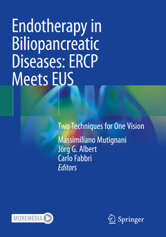 Couverture de l’ouvrage Endotherapy in Biliopancreatic Diseases: ERCP Meets EUS