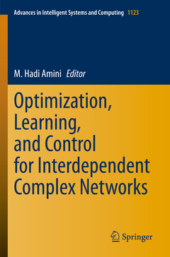 Couverture de l’ouvrage Optimization, Learning, and Control for Interdependent Complex Networks