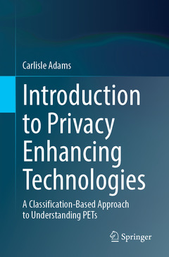 Couverture de l’ouvrage Introduction to Privacy Enhancing Technologies