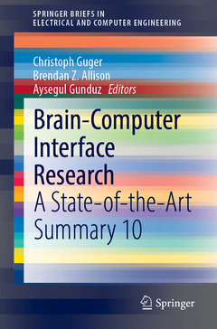 Couverture de l’ouvrage Brain-Computer Interface Research