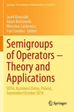 Couverture de l’ouvrage Semigroups of Operators – Theory and Applications