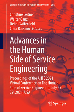 Couverture de l’ouvrage Advances in the Human Side of Service Engineering