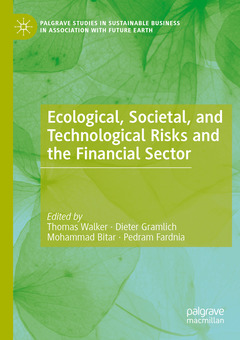 Couverture de l’ouvrage Ecological, Societal, and Technological Risks and the Financial Sector 