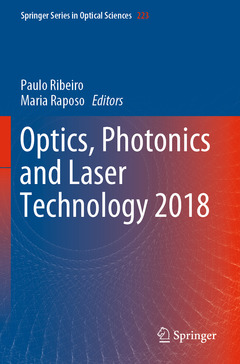 Couverture de l’ouvrage Optics, Photonics and Laser Technology 2018