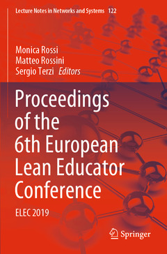 Couverture de l’ouvrage Proceedings of the 6th European Lean Educator Conference