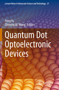 Couverture de l’ouvrage Quantum Dot Optoelectronic Devices