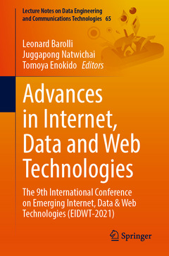 Couverture de l’ouvrage Advances in Internet, Data and Web Technologies