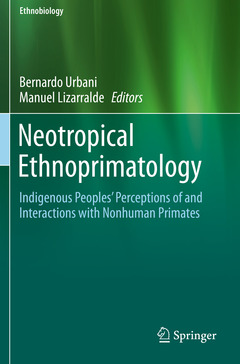 Couverture de l’ouvrage Neotropical Ethnoprimatology