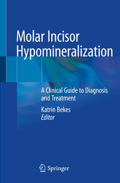 Couverture de l’ouvrage Molar Incisor Hypomineralization