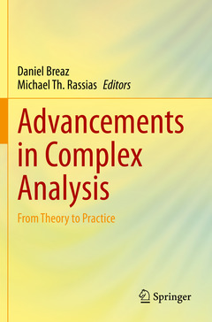Couverture de l’ouvrage Advancements in Complex Analysis