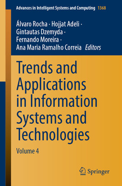 Couverture de l’ouvrage Trends and Applications in Information Systems and Technologies