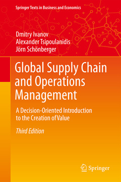 Cover of the book Global Supply Chain and Operations Management