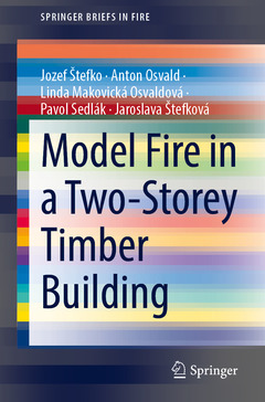 Couverture de l’ouvrage Model Fire in a Two-Storey Timber Building