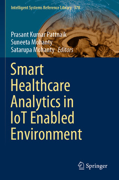 Couverture de l’ouvrage Smart Healthcare Analytics in IoT Enabled Environment
