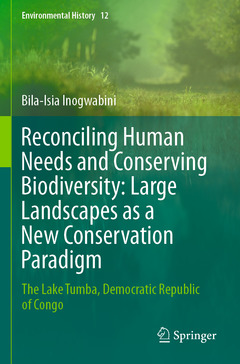 Couverture de l’ouvrage Reconciling Human Needs and Conserving Biodiversity: Large Landscapes as a New Conservation Paradigm