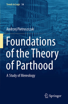 Couverture de l’ouvrage Foundations of the Theory of Parthood