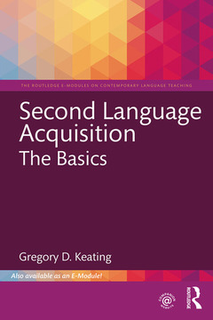 Couverture de l’ouvrage Second Language Acquisition: The Basics
