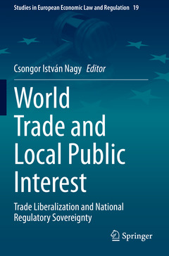 Couverture de l’ouvrage World Trade and Local Public Interest