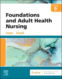Couverture de l’ouvrage Foundations and Adult Health Nursing