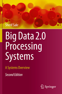 Couverture de l’ouvrage Big Data 2.0 Processing Systems