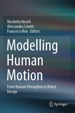Couverture de l’ouvrage Modelling Human Motion