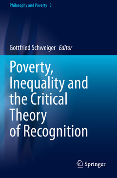 Couverture de l’ouvrage Poverty, Inequality and the Critical Theory of Recognition