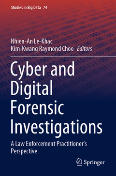Couverture de l’ouvrage Cyber and Digital Forensic Investigations