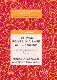 Couverture de l’ouvrage The War Power in an Age of Terrorism