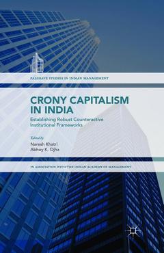 Couverture de l’ouvrage Crony Capitalism in India