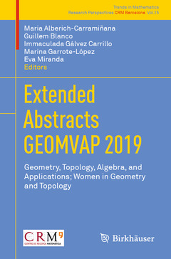 Cover of the book Extended Abstracts GEOMVAP 2019