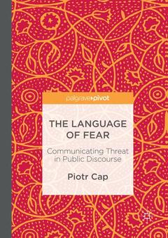 Couverture de l’ouvrage The Language of Fear