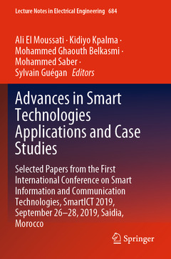 Couverture de l’ouvrage Advances in Smart Technologies Applications and Case Studies